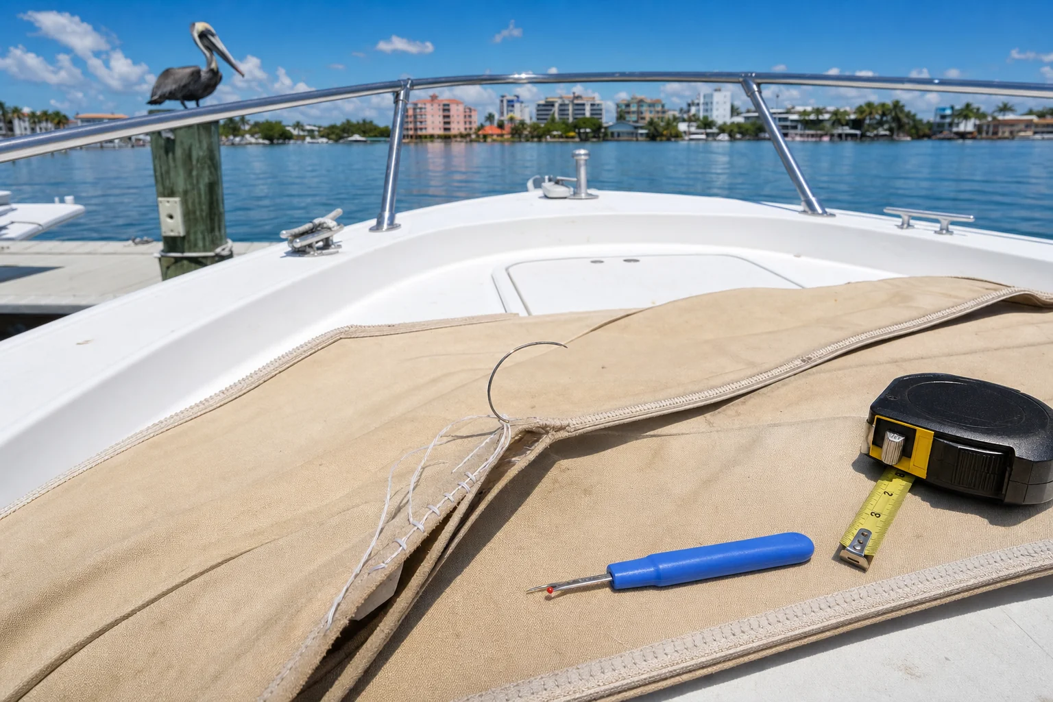 boat canvas repair in St. Petersburg, FL