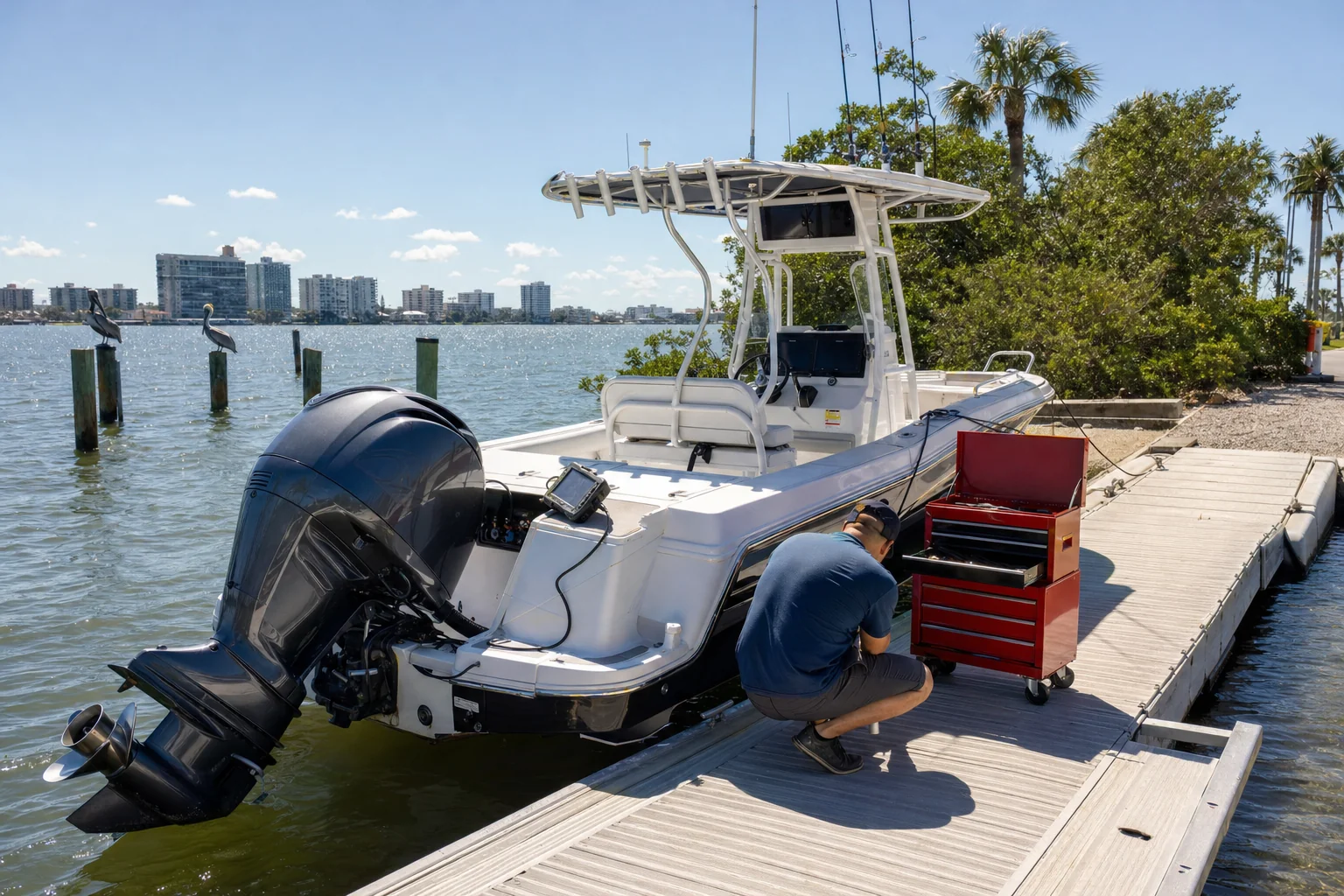 boat repair coquina key in St. Petersburg, FL