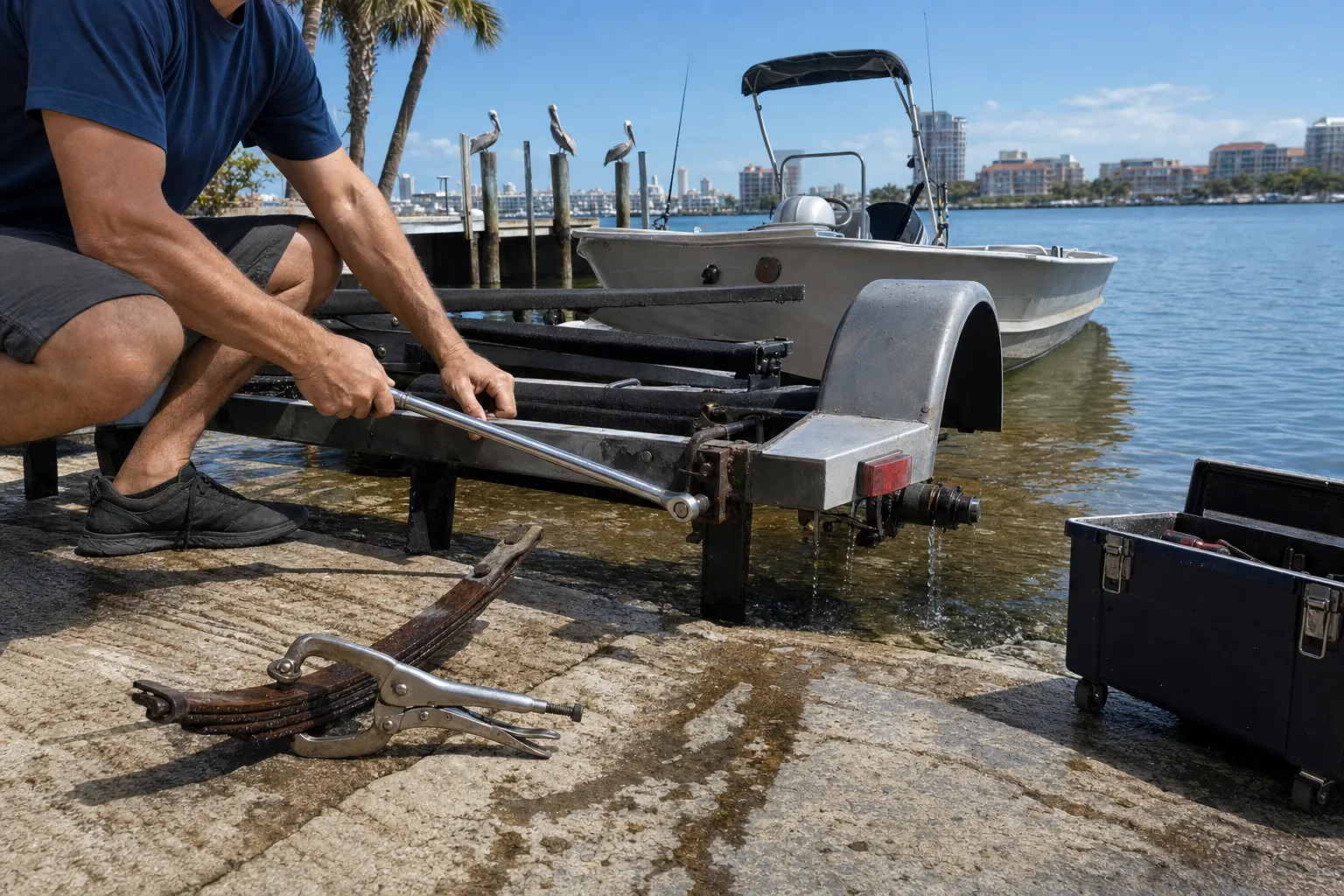 boat trailer repair in St. Petersburg, FL