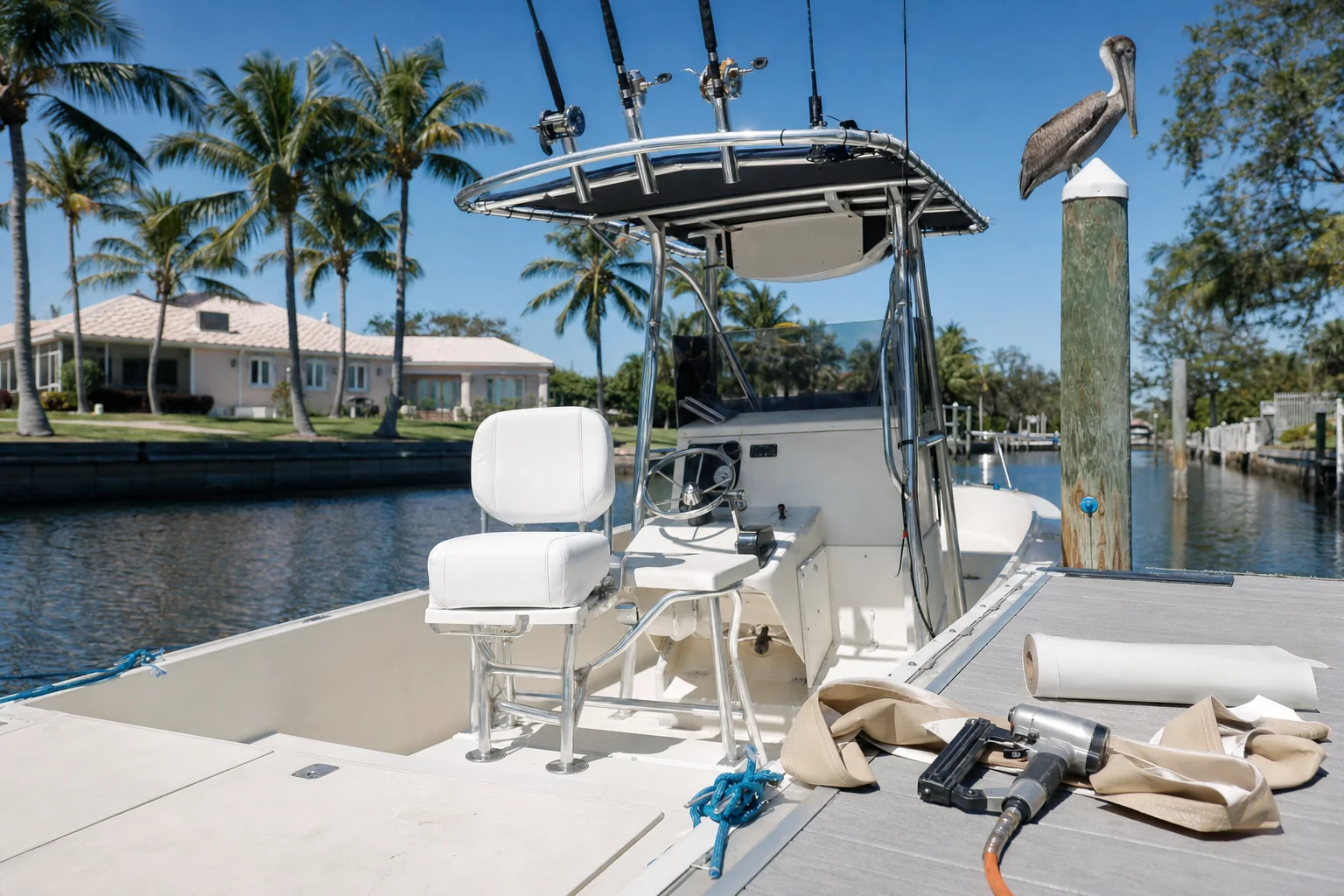 boat upholstery repair in St. Petersburg, FL
