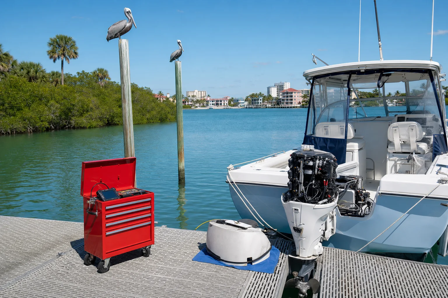 evinrude outboard repair in St. Petersburg, FL